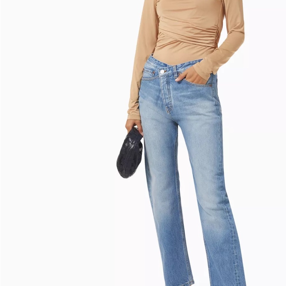 Victoria Beckham Light Blue Straight Leg Jeans size 31 but fit 29-30